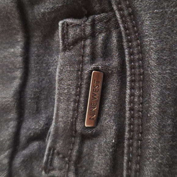 Nine West Charcoal Denim Jeans Size 10 - Picture 4 of 10